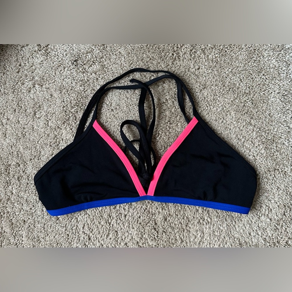 Jolyn Triangle Tie-Back Bikini Top